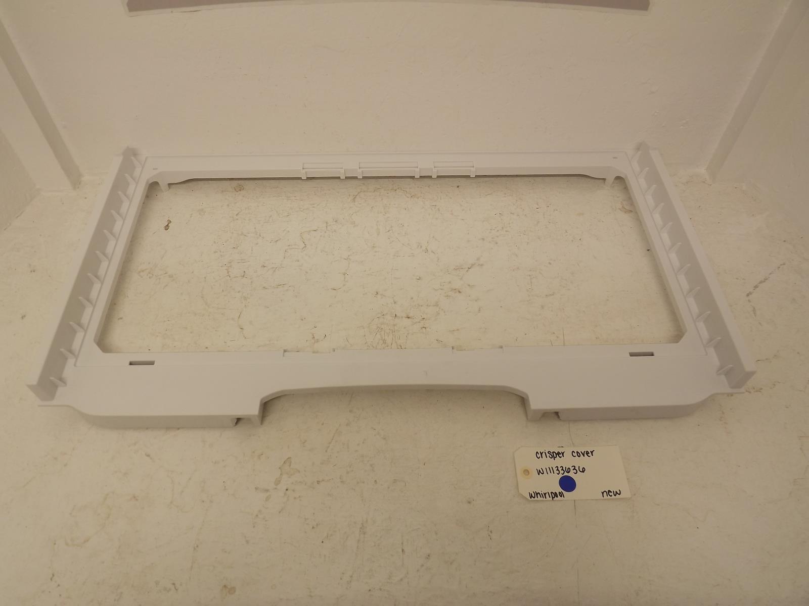 Whirlpool Refrigerator W11133636 Crisper Cover New Whirlpool Refrigerator W11133636 Crisper Cover New